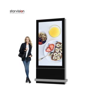 Wholesale 4k 700cd/m2 206W Floor Mount Digital Signage 1430x803mm from china suppliers