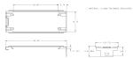 TE 2-2170740-3 QSFP28 1x3 Cage With Heat Sink Included Lightpipe EMI Springs