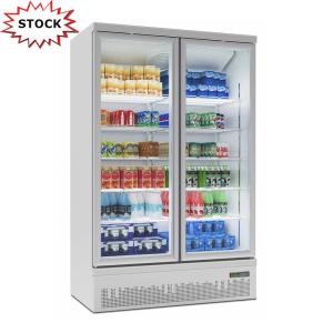 Wholesale Fast cooling glass door chiller display stand fridge supermarket refrigerator and freezer from china suppliers
