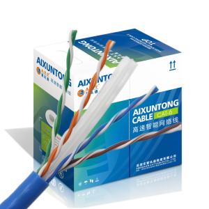 Wholesale 4 Pair 23awg 0.57mm Bare Copper Cat6 Utp Cable Network Lan Data Supply from china suppliers