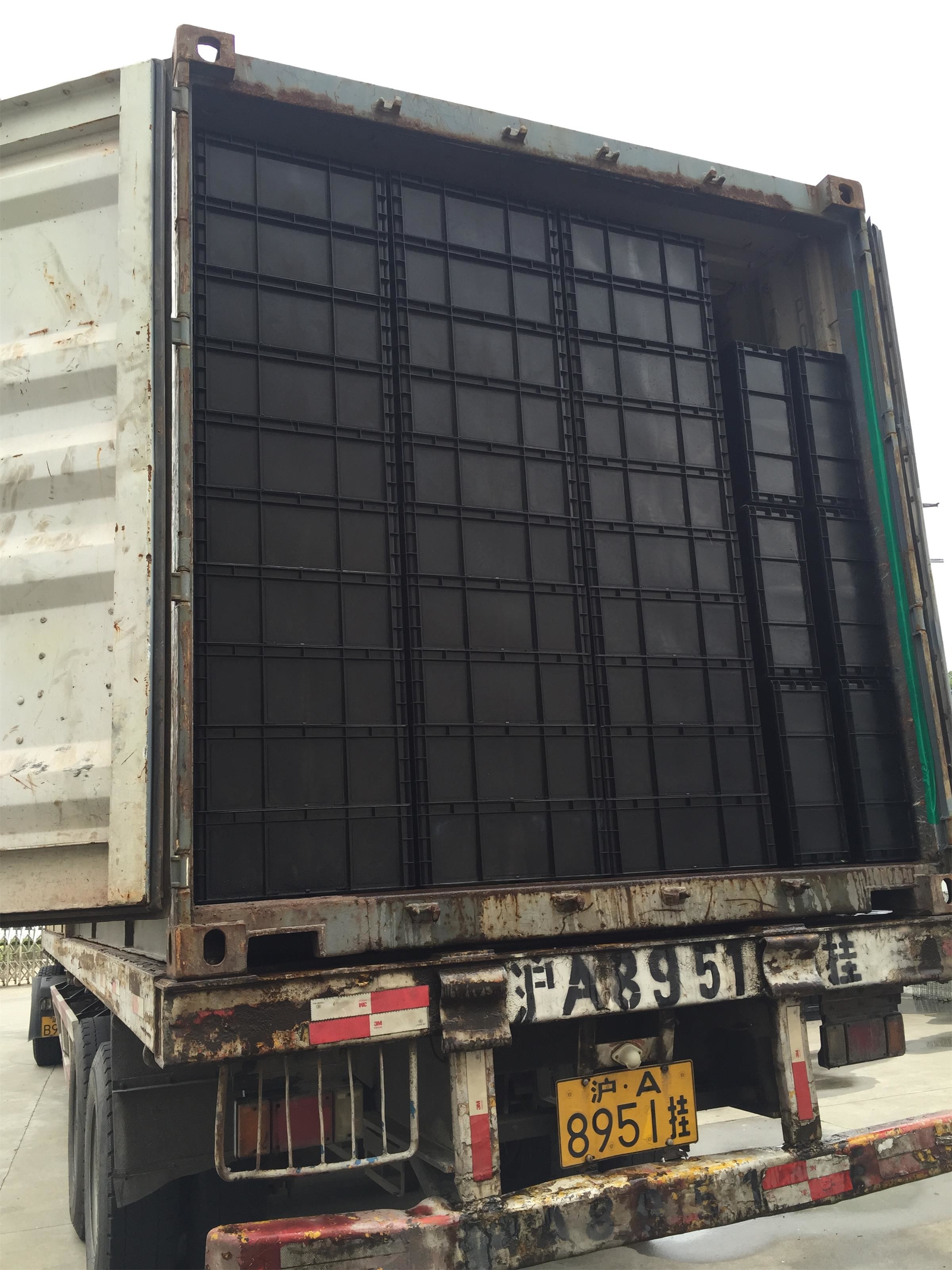 PP Conductive ESD Shipping Trays Reusable Recyclable EU Series For EPA areas