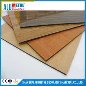 Wholesale 8mm Wooden Aluminium Alloy Composite Panel Sheet Decorative Material from china suppliers