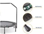 best fitness trampoline with handle, fitness trampoline with bar, foldable