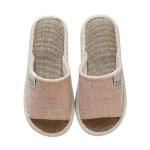 Breathable Hotel Guest Slippers Screen Print Type Non Slip Sole SW191141