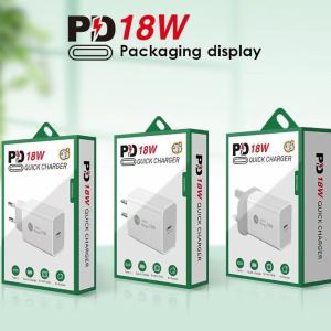 Wholesale EU US Plug QC3.0 Quick Charger 18W With PE Material Data Cable from china suppliers