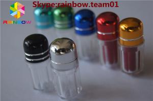 Wholesale small female sex tablets bottles with metal cap sex pill packaging capsule bottle with printed cap sex capsule packaging from china suppliers