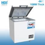 88L -86c Low Temperature Freezer Stainless Steel Inner 10mm Foaming Door Cooling