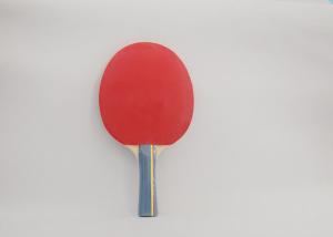 Wholesale Red Table Tennis Rackets For Beginners , Easier Control Ping Pong Paddles from china suppliers