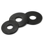 Thickened Screws DIN125 Plain Copper Aluminum Flat Pad for Black Zinc Metal
