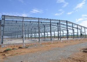 Wholesale Economic And Typical Workshop Steel Structure 3000㎡ Red Color GB Standard from china suppliers