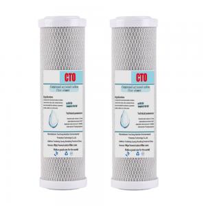 China Household 10 Inch CTO Compressed Carbon Activated Carbon Coconut Fiber Water Filter Element on sale