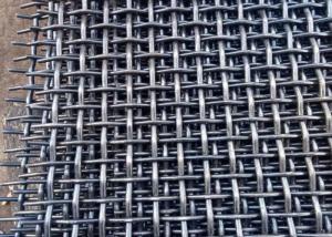 Wholesale 300 Micron 8 - 30mm Stainless Steel Crimped Wire Mesh Stone Crusher Screen from china suppliers