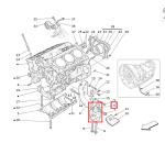 For Maserati Gasoline Ghibli Quattroporte 2WD 4pcs Engine Transmission Mount Kit