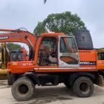 Original Used Doosan Excavator DH150w-7 Doosan Wheel Excavator