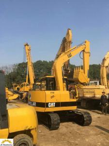 Wholesale Second Hand E200b E120b E70b Cat Excavator , Old Cat Excavator Yellow Color from china suppliers