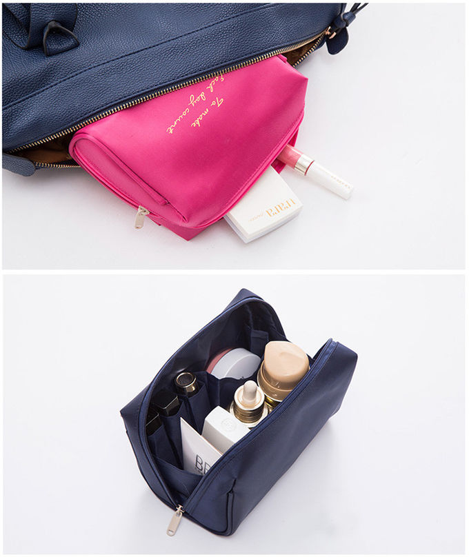 L16*D9*H13CM Travel Sublimation Polyester Makeup Brush Bag