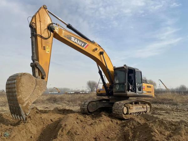 Used Sany 305H Excavator Crawler Digger Machine 10% Fuel Saving 10500mm Max