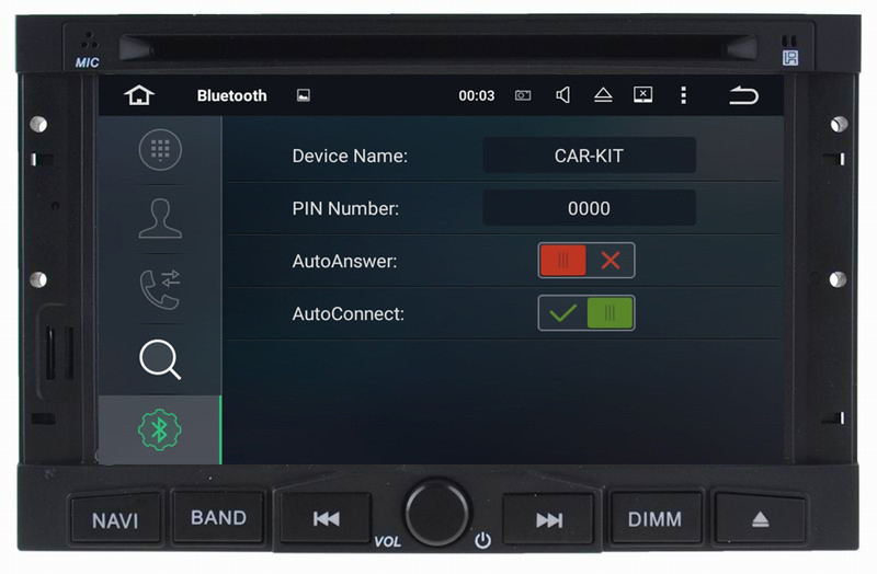 Ouchuangbo car multimeia stereo android 7.1 for Peugeot 3008 5008 gps navi dual zoneBluetooth Phone 4*45 Watts amplifier