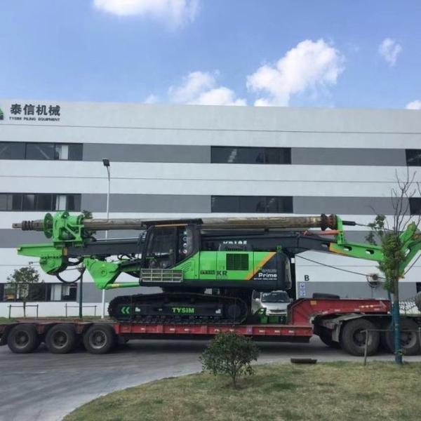 Short Mast Hydraulic Piling Rig Rotary Ground Drilling Pull 160 Kn.