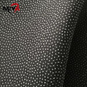 China 100% Polyester Plain Woven Shirt Collar Fusing Interlining 75D 100D on sale