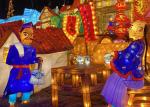Interactive Handcrafted Lanterns Display Small Garden Character Lantern
