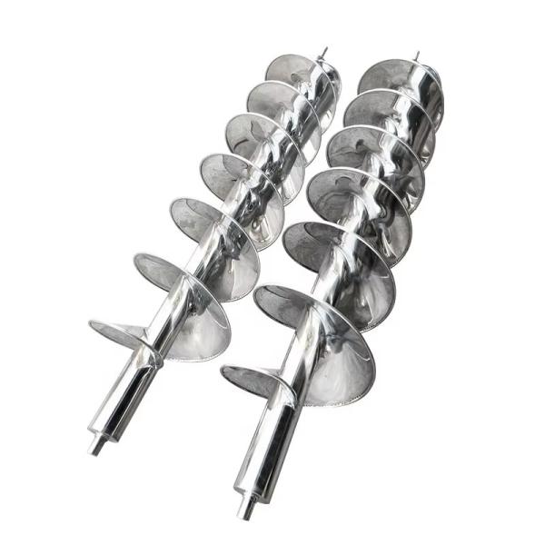 Custom Auger Stainless Steel Feedscrew Factory Barrel Worm Harden Steel Feed