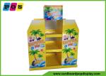 Supermarket Promotion Retail Pallet Displays , Cardboard Display Stands For