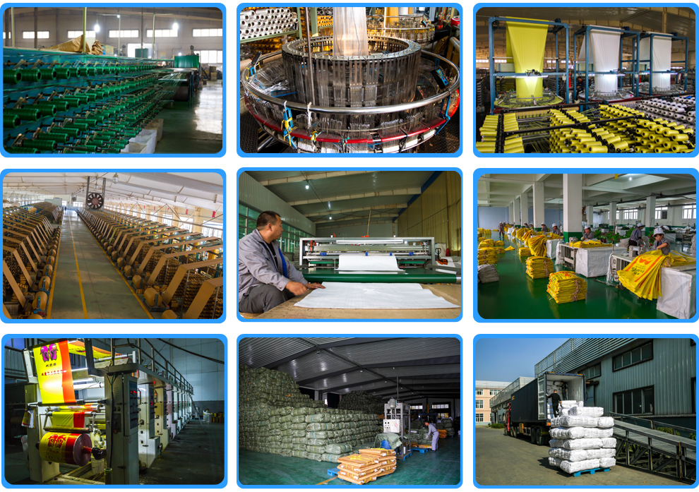 China factory pp plastic packaging woven colorful shopping bag exported to Africa best price