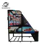 Amusement park coin operated electronic arcade basketball arcade game machine