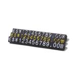 Adjustable Dollar Pricing Label Block Kit for Retail Shop Jewelry Supermarket
