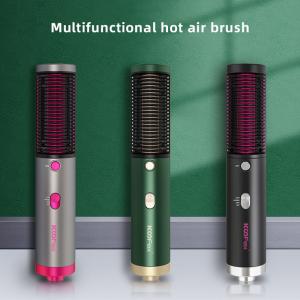 Wholesale Anti Frizz 2 In 1 Multifunctional Hair Dryer Brush PTC Fast Heating Negative Ions from china suppliers