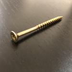 DIN7505 Zinc Plated Wood Deck Screws Countersunk Head Steel M4.0 x 75MM