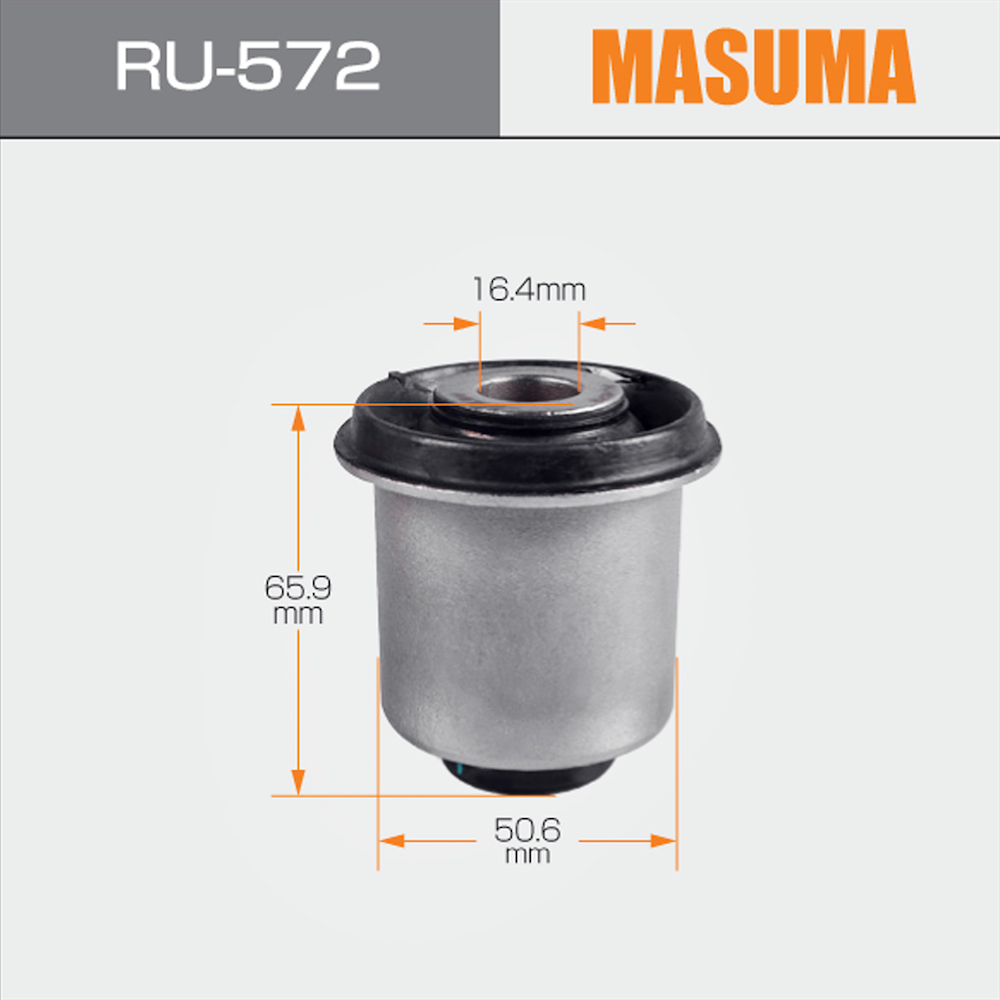 Suspension Bush RU-572 MASUMA Auto Car Repair boiler pump Mountings V9X R51M MR992256 for MITSUBISHI L200