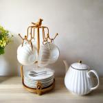 40cm Height 20PCS/Package Cup Holder Stand With Plate