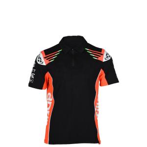 Wholesale Customized Designs Team Uniform Clothing Breathable Cotton Motor Racing Black Polo T Shirt for Men from china suppliers