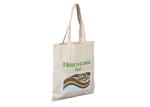 White Square Large Tote Bags Foldable Canvas Grocery Bags For Shopping