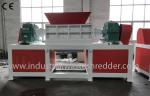 Cardboard Cores / Rolls Solid Waste Shredder Two Motors Drive Long Durability
