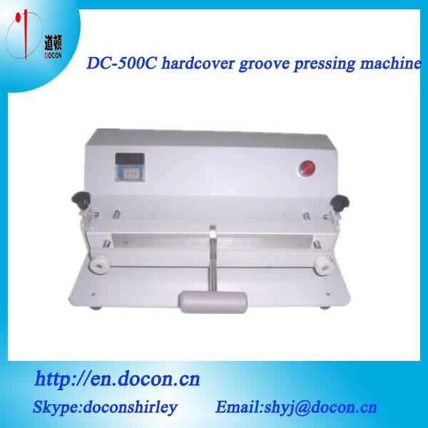 DC-500C desktop hardcover groove pressing machine