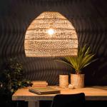 Handmake Rattan Lamp Vintage Hanging Lamps Loft Living Room Dining Room wicker