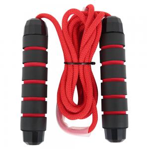 China Soft Adjustable Jump Rope , Custom Jump Ropes Sweat / Deodorant With Ball Bearings on sale