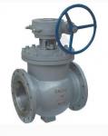 ASIM and BS Material Top Entry Ball Valve Worm Gear Operation