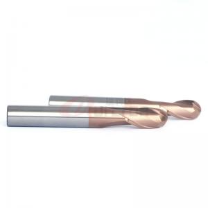 China 30 Helix Altin Coated End Mill Ball Nose 10mm Carbide End Mill on sale