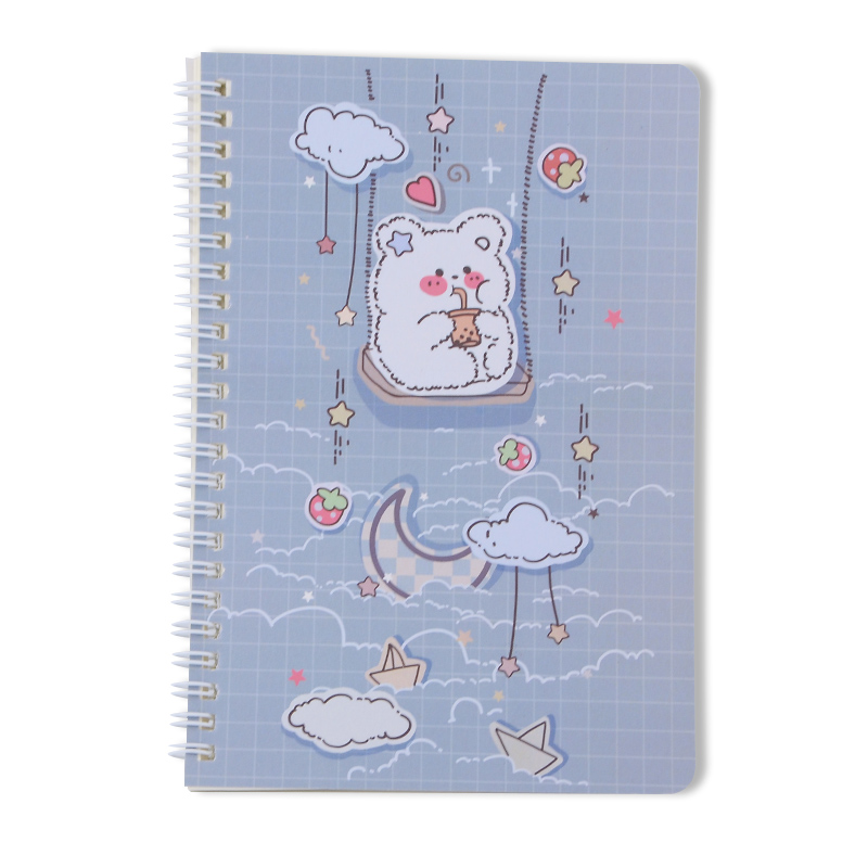 Customized Print Student Note Books for School 4 Colors Paper Composition Exercise