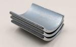 Arc Shaped Free Energy Neodymium Motor Magnets N45SH Grade Zinc Coating