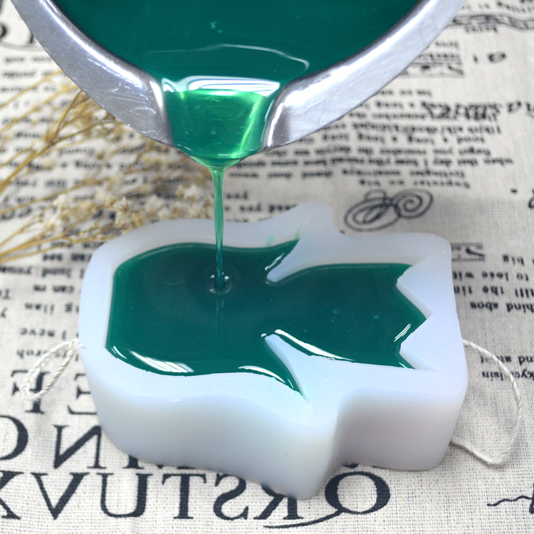Silicone Flexible Tulip Candle Mold Cube Sculpture Reusable Customized