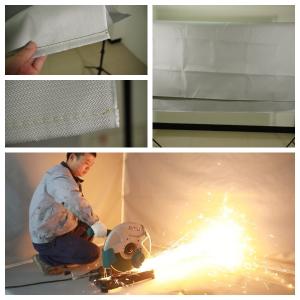 Wholesale 1.2x1.2m Suntex Coated Fiberglass Fabric Fireproof Test from china suppliers