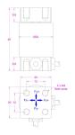 Bi-axial Load Cell 1kg 2kg 5kg 10kg 20kg 30kg 50kg 100kg 2D Force Sensor