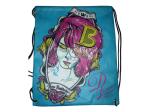 Colorful 75g Unwoven Drawstring Back Bag, Non Woven Carry Bag For Advertising,