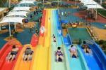 Classic Adult Rainbow Race Water Park Slide / Water Sports Equipment