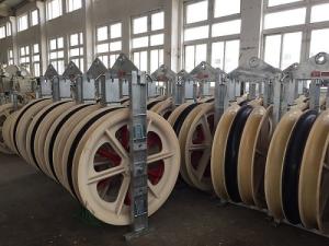 Wholesale Bundled Aluminum Conductor Pulley For 220KV Transmission Line from china suppliers
